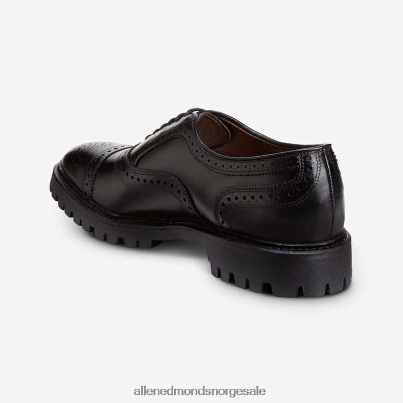 nei Allen Edmonds menn strand cap-toe oxford dress sko med lug såle svart 64B6Z36