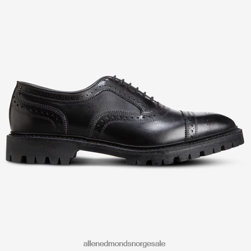 nei Allen Edmonds menn strand cap-toe oxford dress sko med lug såle svart 64B6Z36