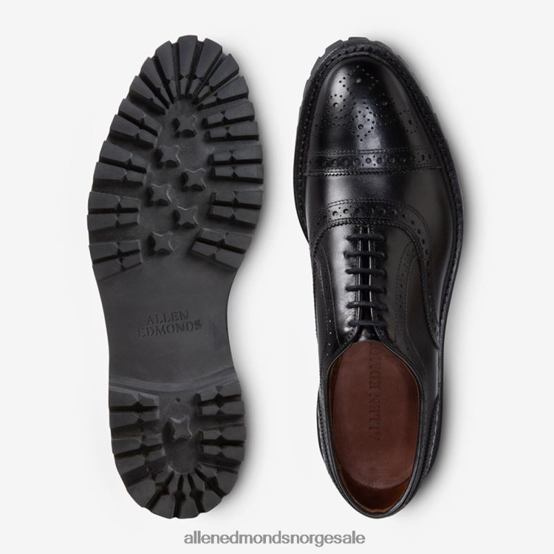 nei Allen Edmonds menn strand cap-toe oxford dress sko med lug såle svart 64B6Z36