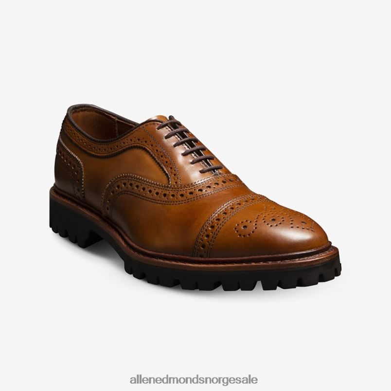 nei Allen Edmonds menn strand cap-toe oxford dress sko med lug såle valnøtt 64B6Z305