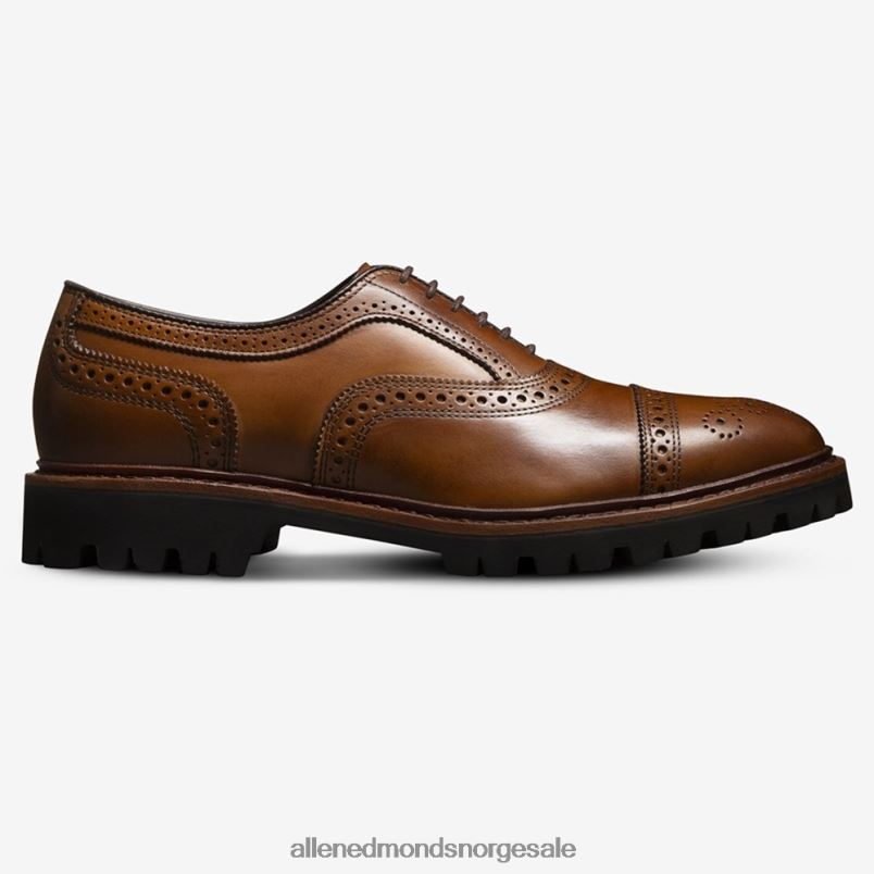 nei Allen Edmonds menn strand cap-toe oxford dress sko med lug såle valnøtt 64B6Z305