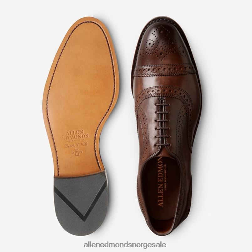 nei Allen Edmonds menn strand cap-toe oxford dress sko sigar 64B6Z4