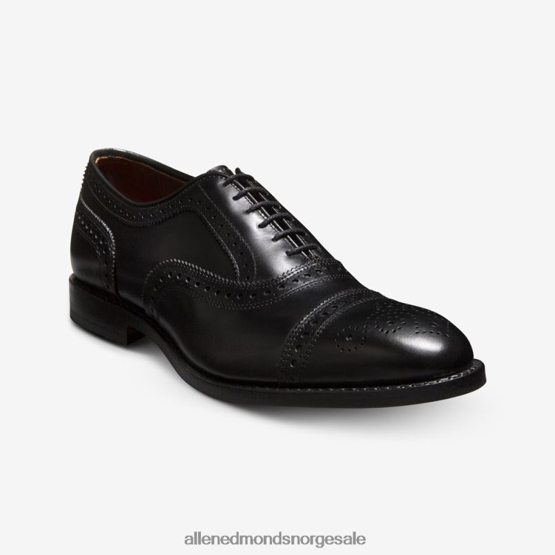 nei Allen Edmonds menn strand cap-toe oxford dress sko svart 64B6Z274