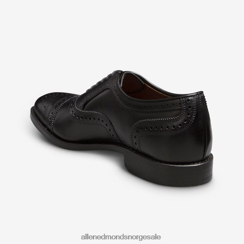 nei Allen Edmonds menn strand cap-toe oxford dress sko svart 64B6Z274