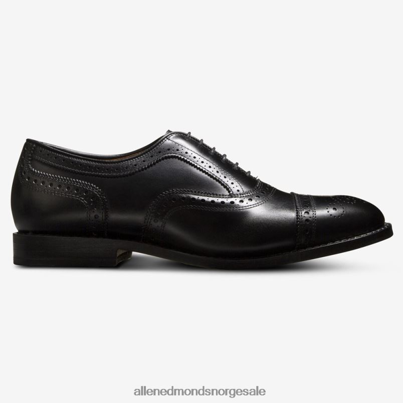 nei Allen Edmonds menn strand cap-toe oxford dress sko svart 64B6Z274