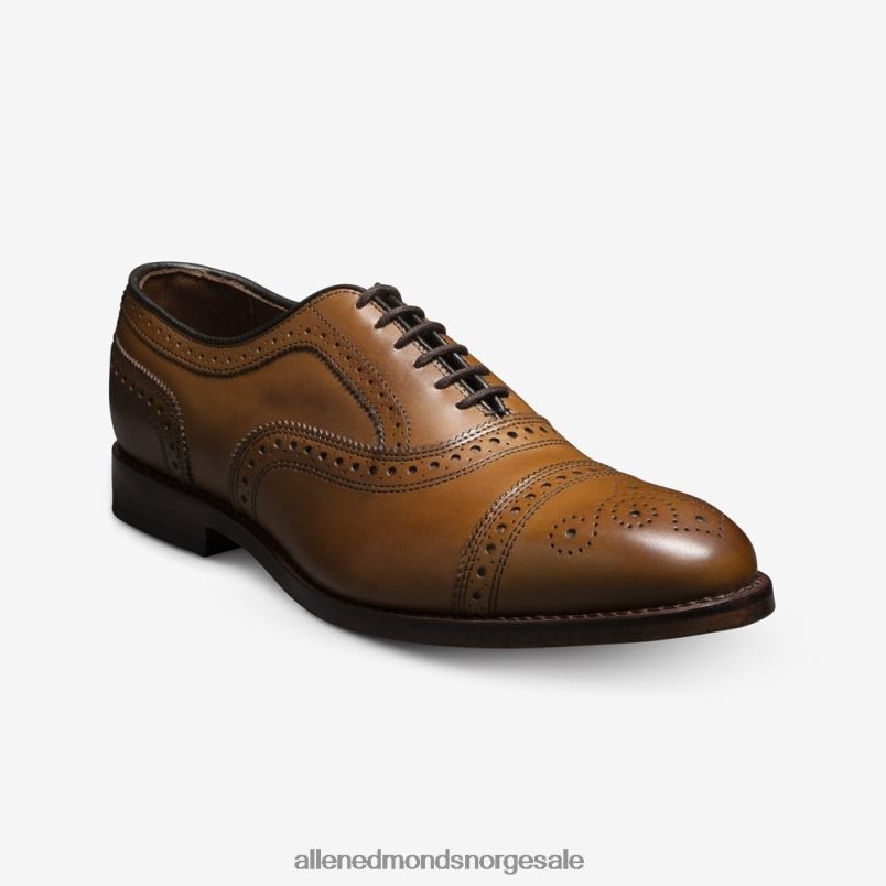 nei Allen Edmonds menn strand cap-toe oxford dress sko valnøtt brun 64B6Z273