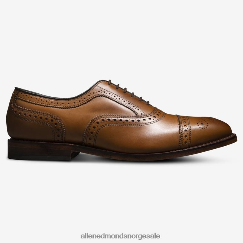 nei Allen Edmonds menn strand cap-toe oxford dress sko valnøtt brun 64B6Z273