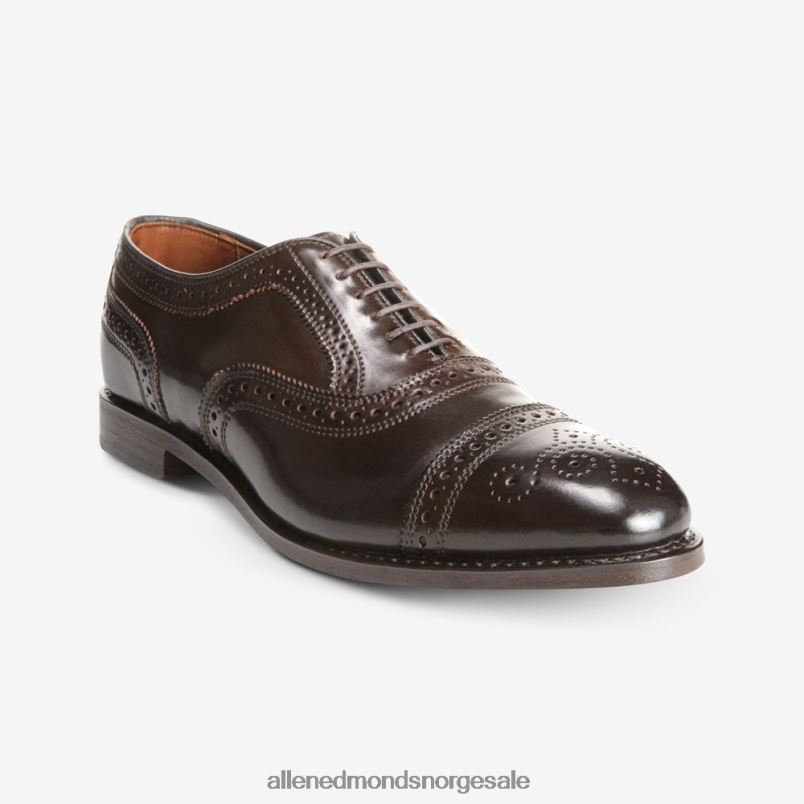 nei Allen Edmonds menn strand shell cordovan cap-toe oxford dress sko brun cordovan 64B6Z294