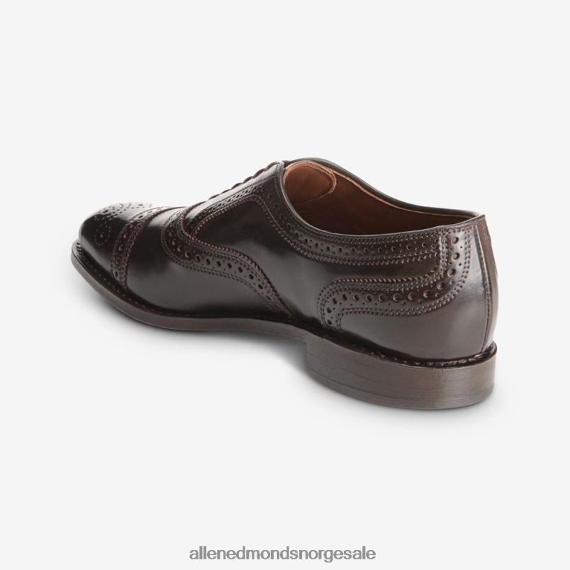 nei Allen Edmonds menn strand shell cordovan cap-toe oxford dress sko brun cordovan 64B6Z294