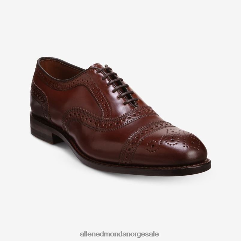 nei Allen Edmonds menn strand shell cordovan cap-toe oxford dress sko chili cordovan 64B6Z31