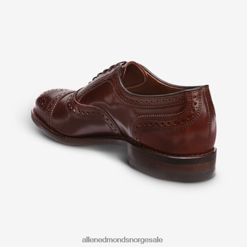 nei Allen Edmonds menn strand shell cordovan cap-toe oxford dress sko chili cordovan 64B6Z31