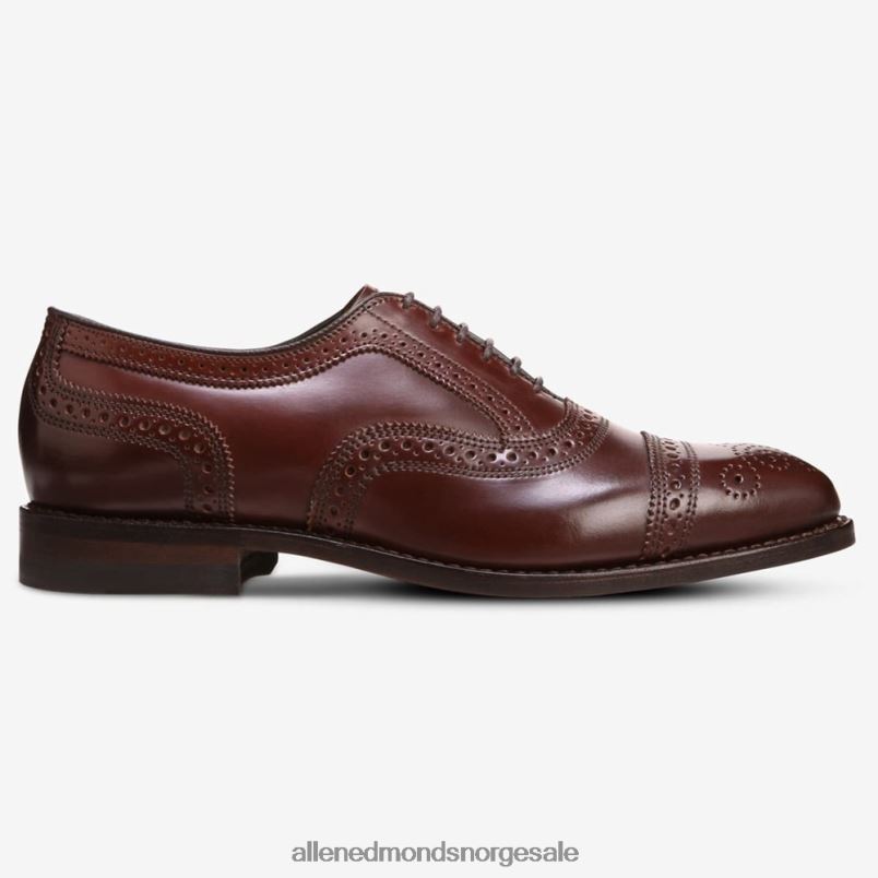 nei Allen Edmonds menn strand shell cordovan cap-toe oxford dress sko chili cordovan 64B6Z31