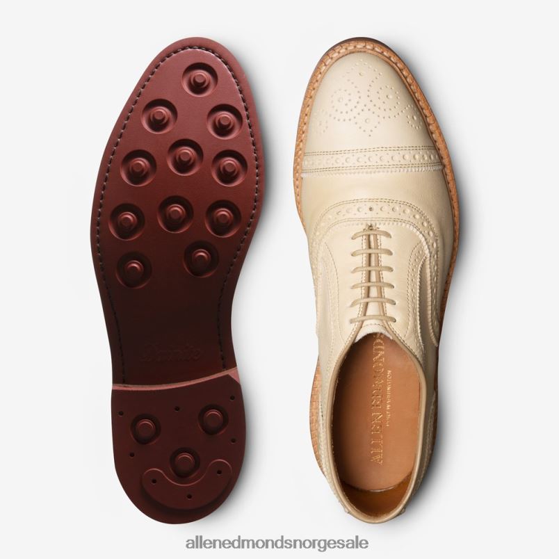 nei Allen Edmonds menn strandmok cap-toe oxford med dainite gummisåle bein vegetabilsk garvet skinn 64B6Z14