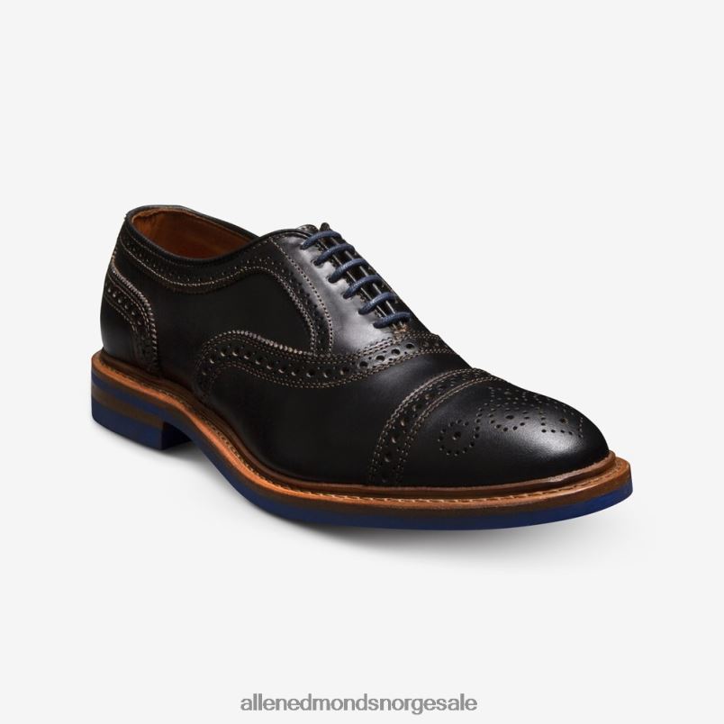 nei Allen Edmonds menn strandmok cap-toe oxford med dainite gummisåle svart 64B6Z226