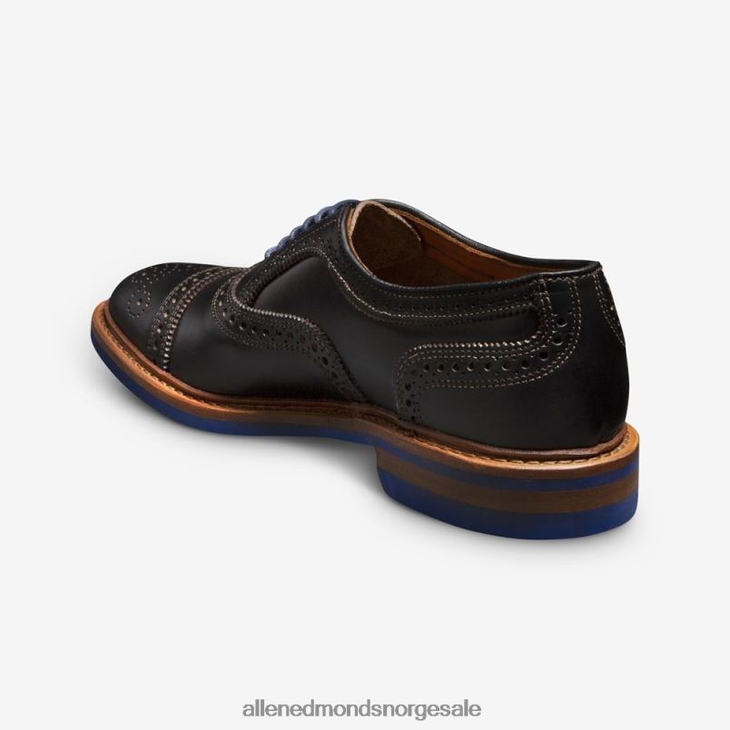 nei Allen Edmonds menn strandmok cap-toe oxford med dainite gummisåle svart 64B6Z226