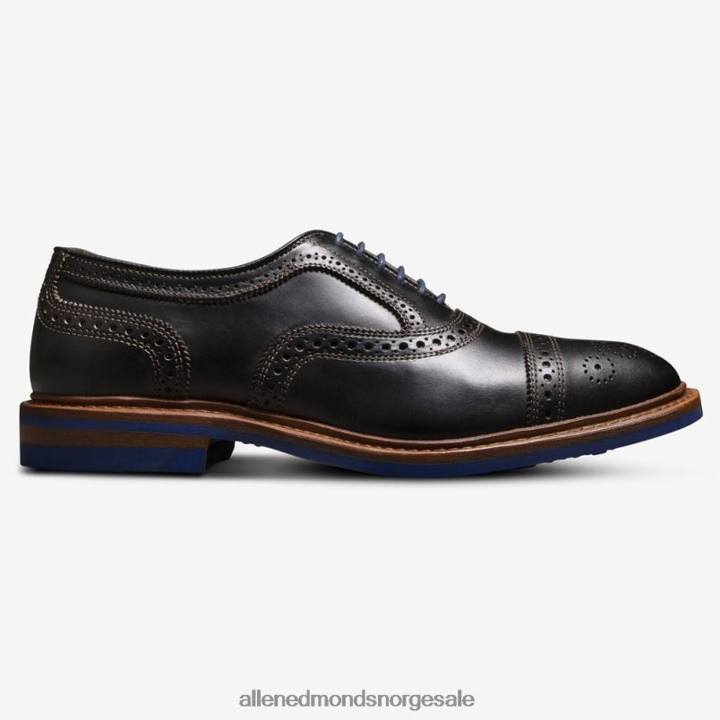 nei Allen Edmonds menn strandmok cap-toe oxford med dainite gummisåle svart 64B6Z226