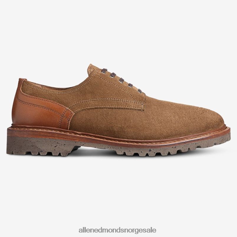 nei Allen Edmonds menn Discovery derbysko i semsket skinn cognac snus 64B6Z110