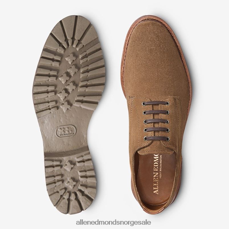 nei Allen Edmonds menn Discovery derbysko i semsket skinn cognac snus 64B6Z110
