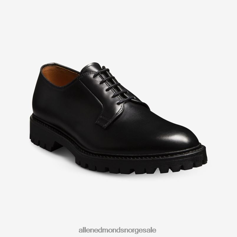 nei Allen Edmonds menn lennon lug derby Svart lær 64B6Z447