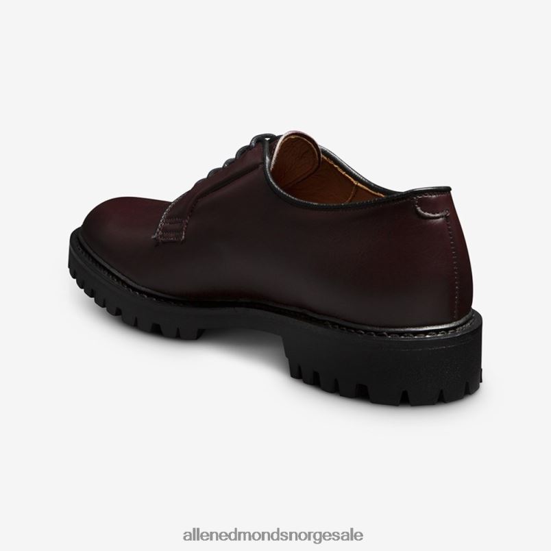 nei Allen Edmonds menn lennon lug derby burgunder skinn 64B6Z105