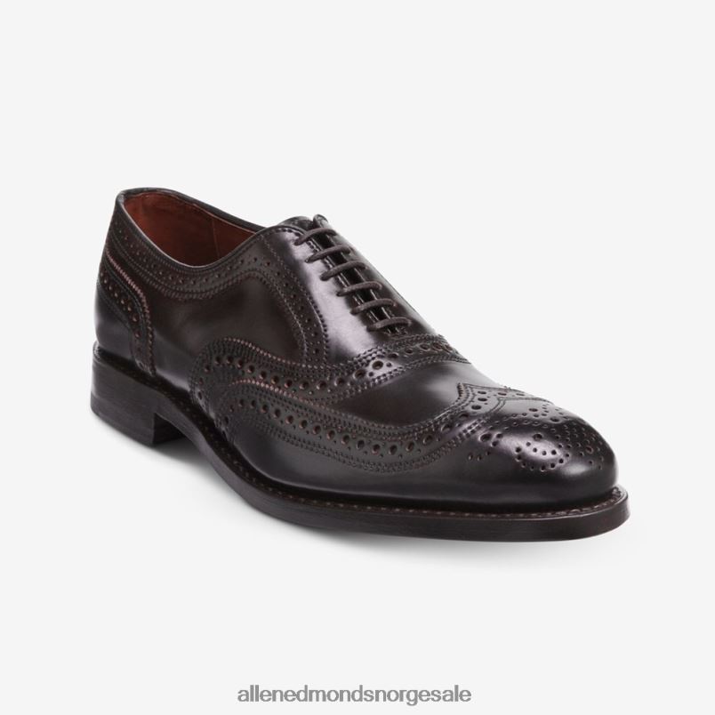 nei Allen Edmonds menn cambridge shell cordovan wingtip dress shoe brun 64B6Z325