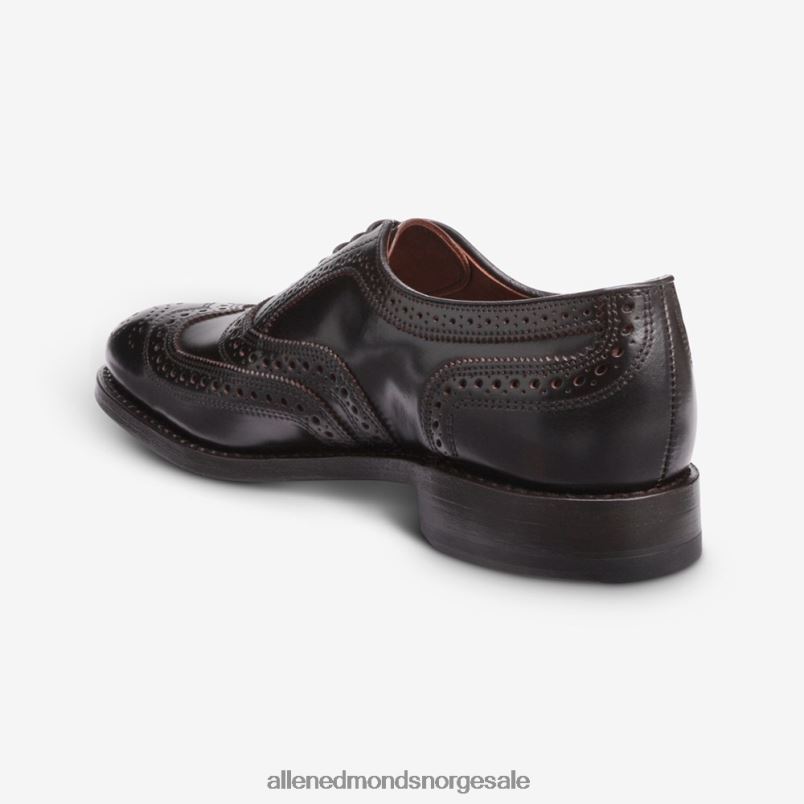 nei Allen Edmonds menn cambridge shell cordovan wingtip dress shoe brun 64B6Z325