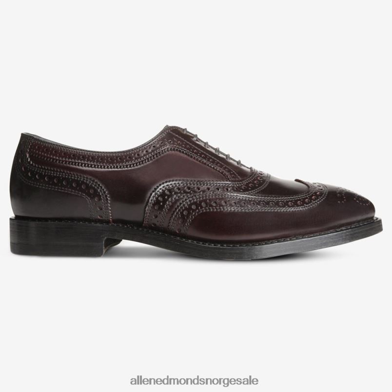 nei Allen Edmonds menn cambridge shell cordovan wingtip dress shoe burgunder 64B6Z49