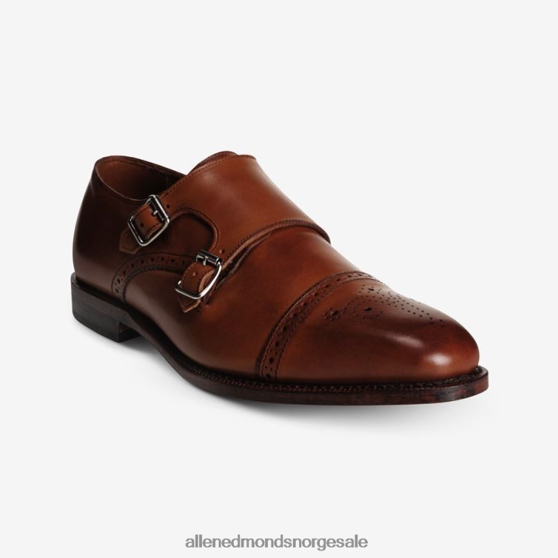 nei Allen Edmonds menn st. johns doble munk-strop-kjolesko mørk chili 64B6Z358