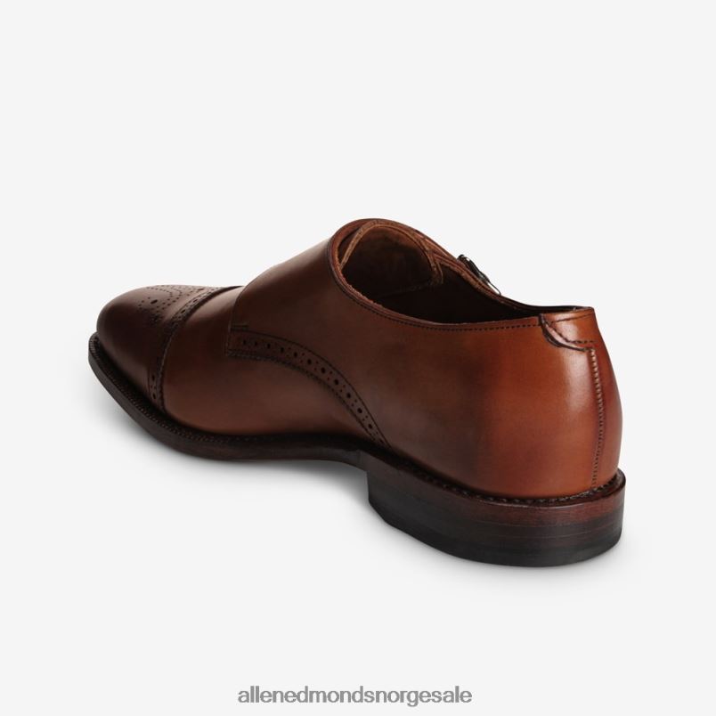 nei Allen Edmonds menn st. johns doble munk-strop-kjolesko mørk chili 64B6Z358