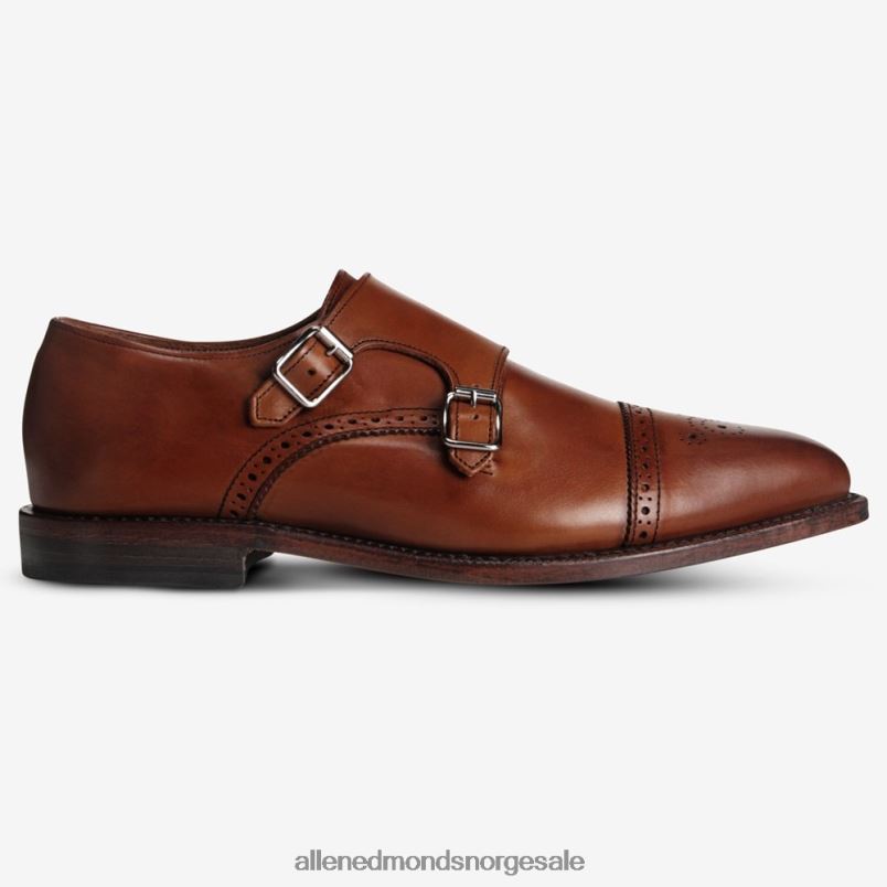 nei Allen Edmonds menn st. johns doble munk-strop-kjolesko mørk chili 64B6Z358