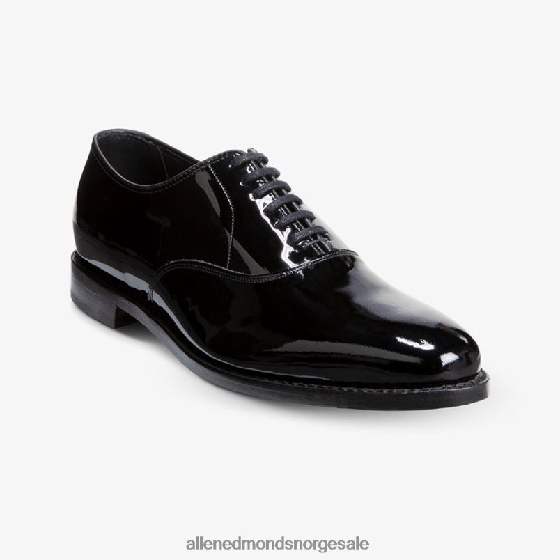 nei Allen Edmonds menn carlyle ensfarget oxford dress sko svart patent 64B6Z47
