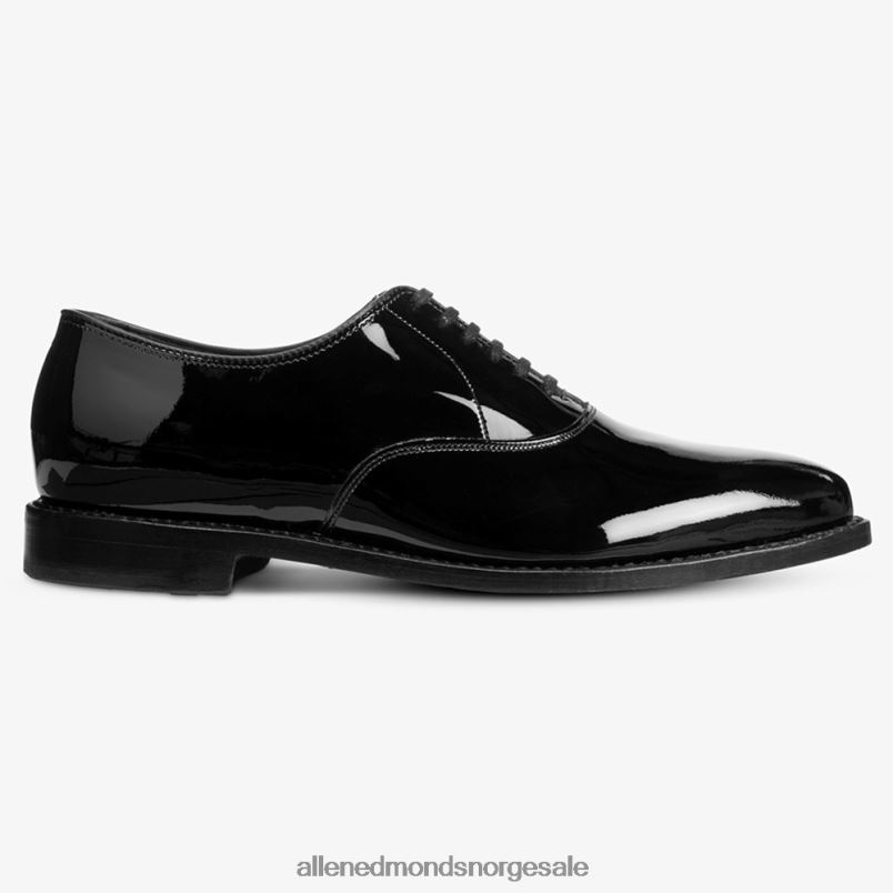 nei Allen Edmonds menn carlyle ensfarget oxford dress sko svart patent 64B6Z47