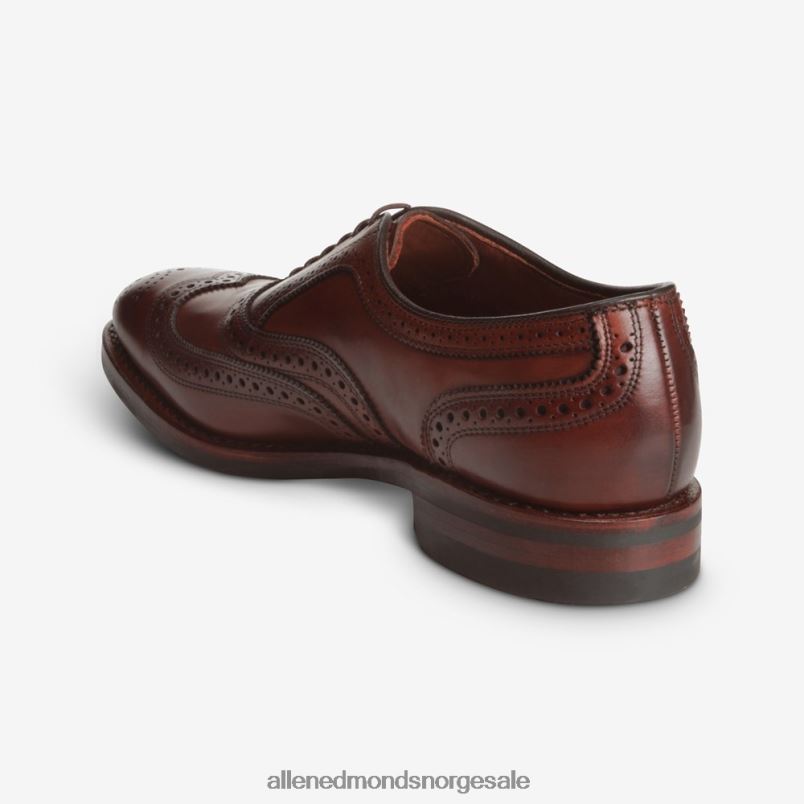 nei Allen Edmonds menn mcallister vingetip oxford dress sko med dainite såle mørk chili 64B6Z59