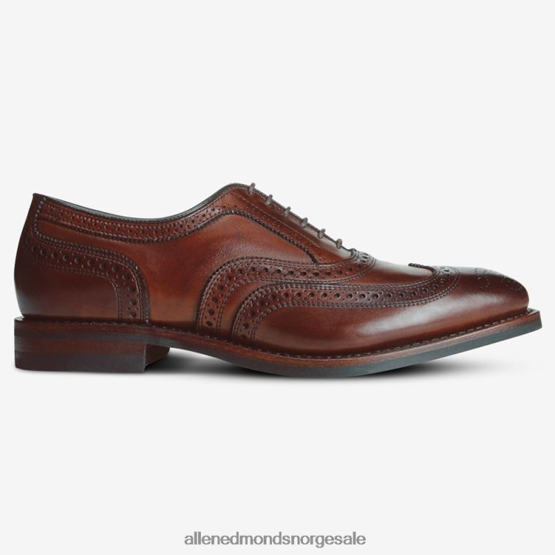 nei Allen Edmonds menn mcallister vingetip oxford dress sko med dainite såle mørk chili 64B6Z59