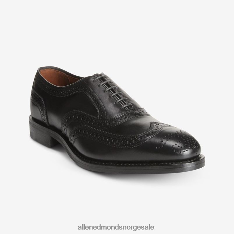 nei Allen Edmonds menn mcallister vingetip oxford dress sko med dainite såle svart 64B6Z354
