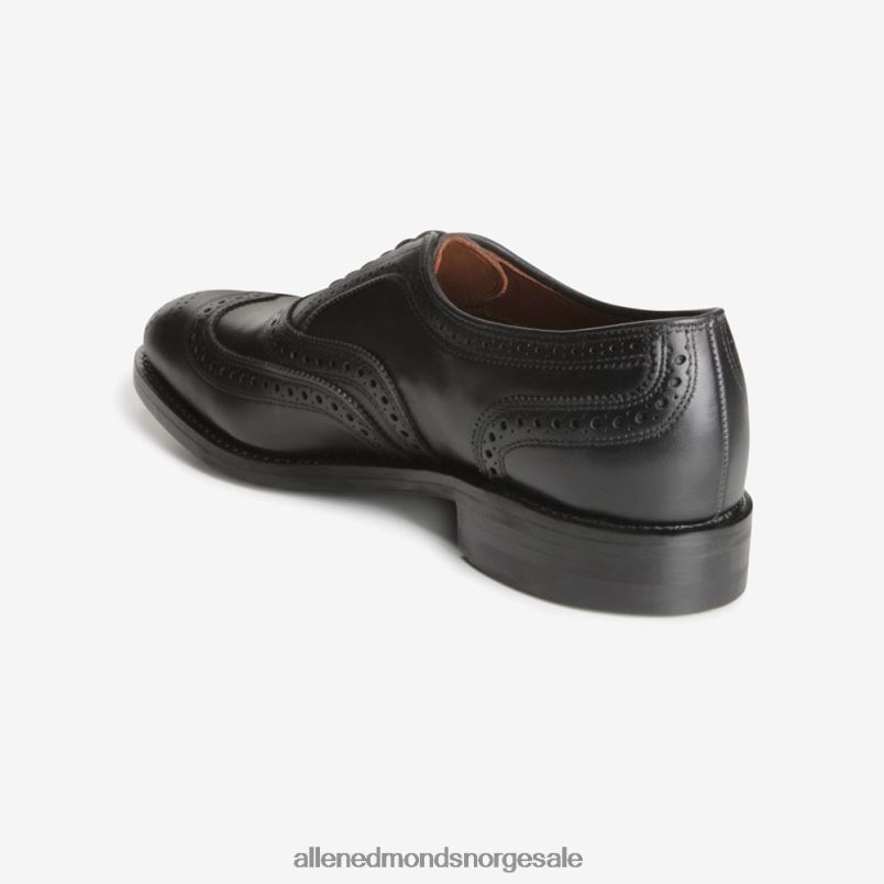 nei Allen Edmonds menn mcallister vingetip oxford dress sko med dainite såle svart 64B6Z354