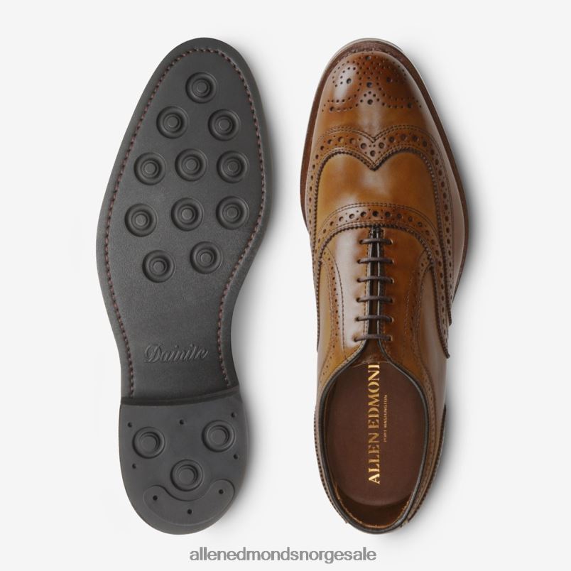 nei Allen Edmonds menn mcallister vingetip oxford dress sko med dainite såle valnøtt brun 64B6Z355