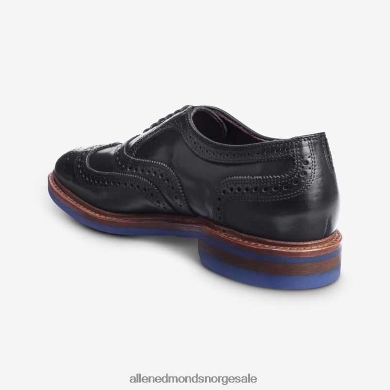 nei Allen Edmonds menn mctavish vingetip oxford dress sko svart 64B6Z108