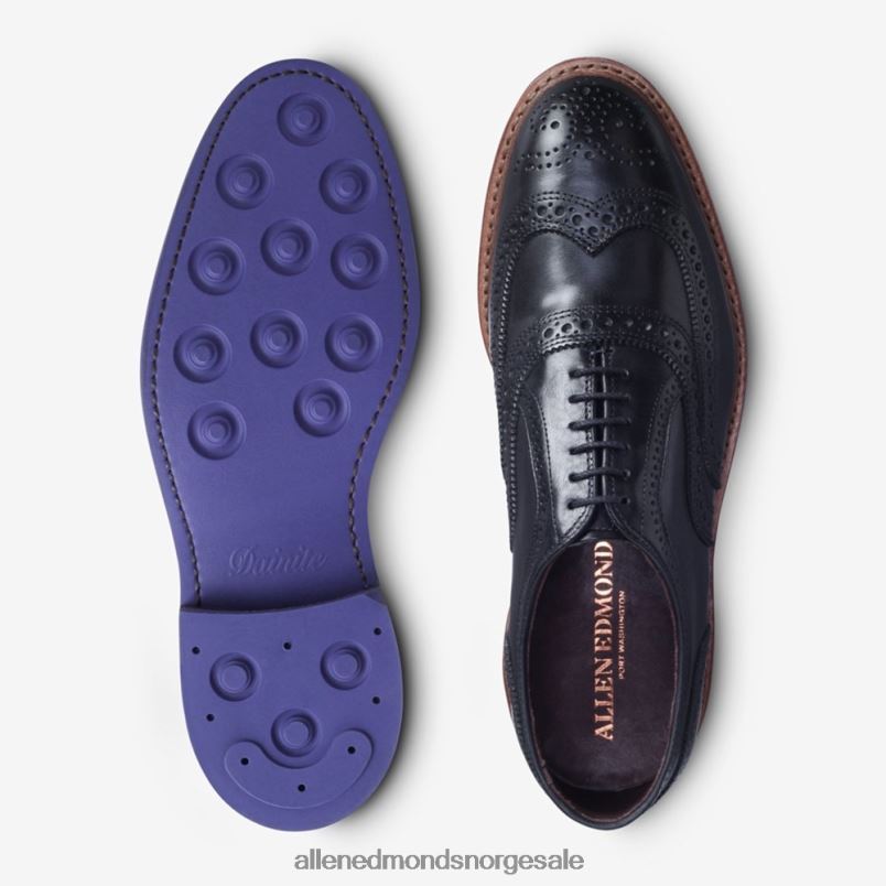 nei Allen Edmonds menn mctavish vingetip oxford dress sko svart 64B6Z108