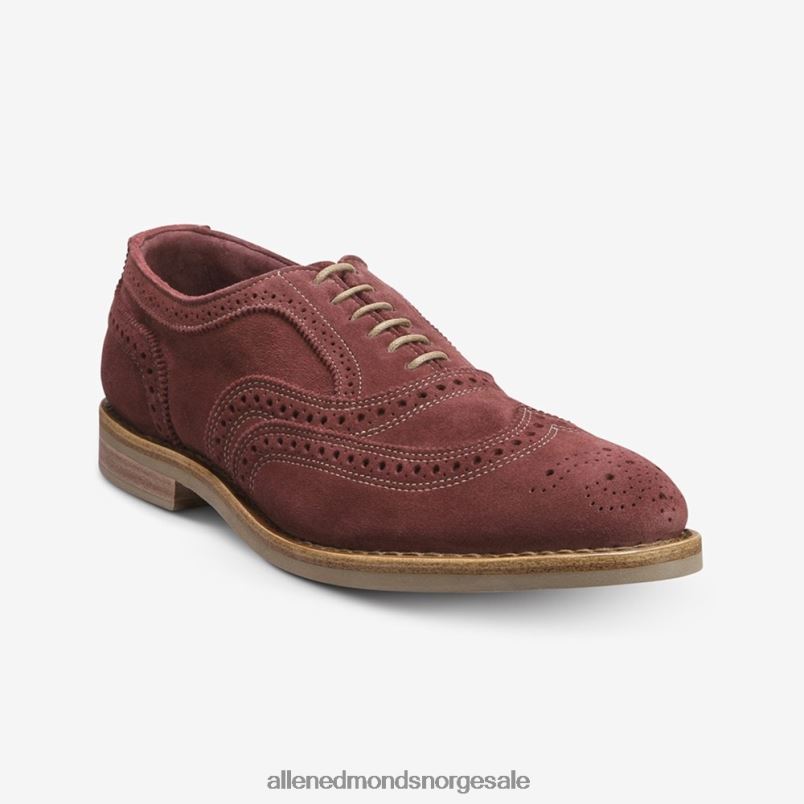 nei Allen Edmonds menn neumok semsket vingetip oxford kirsebær rød 64B6Z450
