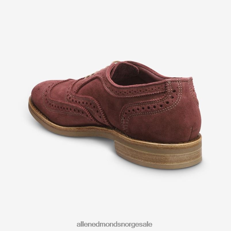 nei Allen Edmonds menn neumok semsket vingetip oxford kirsebær rød 64B6Z450