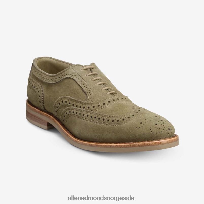 nei Allen Edmonds menn neumok semsket vingetip oxford salvie grønn 64B6Z107
