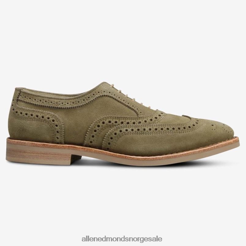 nei Allen Edmonds menn neumok semsket vingetip oxford salvie grønn 64B6Z107