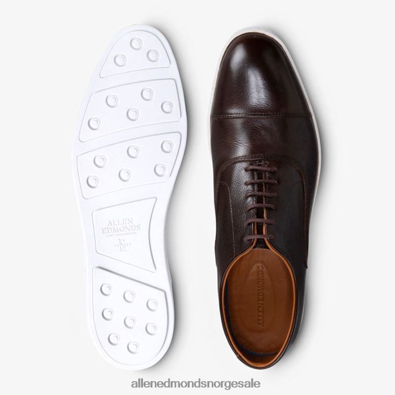 nei Allen Edmonds menn park avenue oxford kjole joggesko mørkebrunt korn 64B6Z251