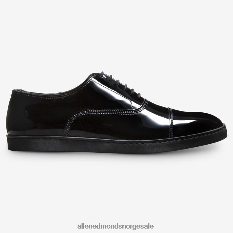 nei Allen Edmonds menn park avenue oxford kjole joggesko svart lakkskinn 64B6Z26