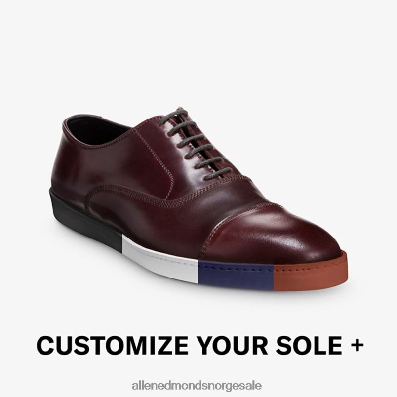 nei Allen Edmonds menn park avenue shell cordovan oxford kjole sneaker burgunder cordovan 64B6Z264