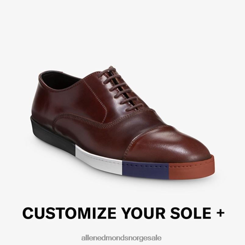 nei Allen Edmonds menn park avenue shell cordovan oxford kjole sneaker chili cordovan 64B6Z21