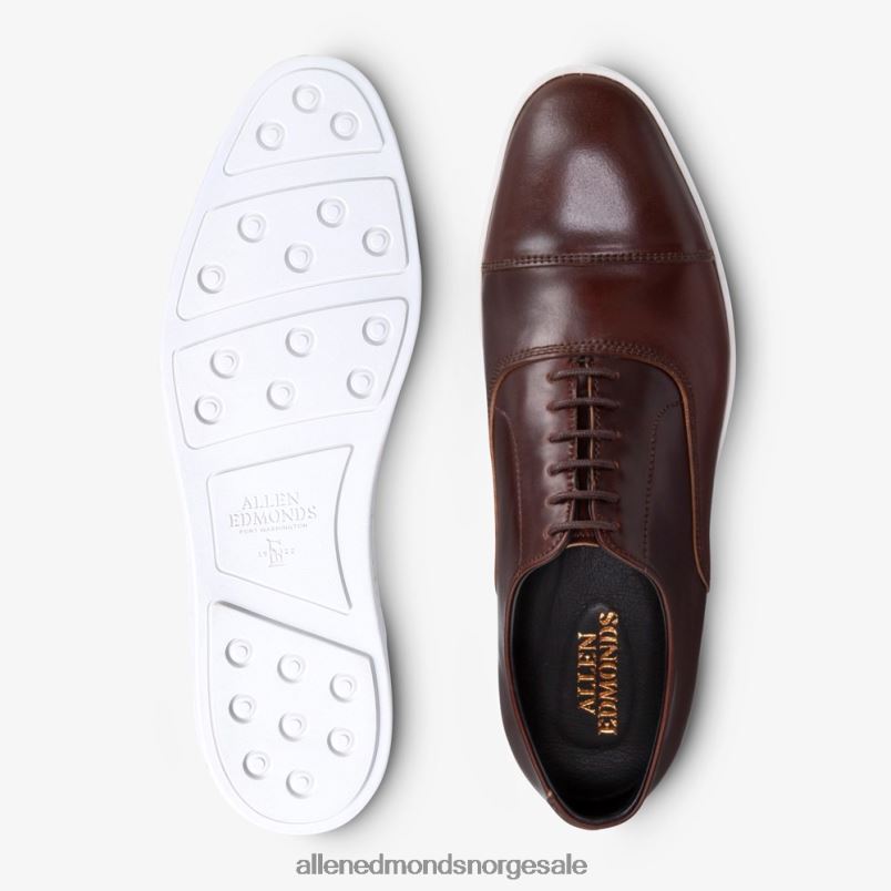 nei Allen Edmonds menn park avenue shell cordovan oxford kjole sneaker chili cordovan 64B6Z21