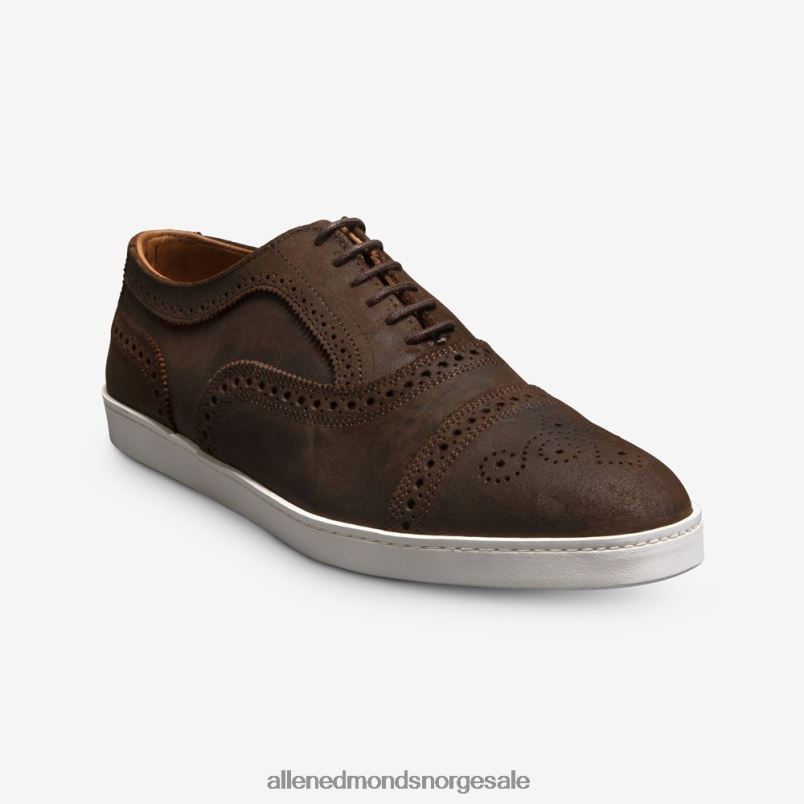 nei Allen Edmonds menn strand oxford joggesko brun vokset semsket skinn 64B6Z241