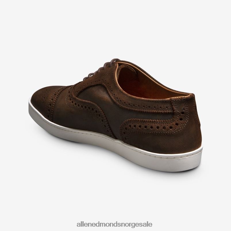 nei Allen Edmonds menn strand oxford joggesko brun vokset semsket skinn 64B6Z241